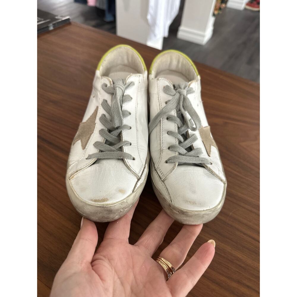 Golden Goose Superstar Leather Sneakers Size 38(8) - Picture 2 of 10